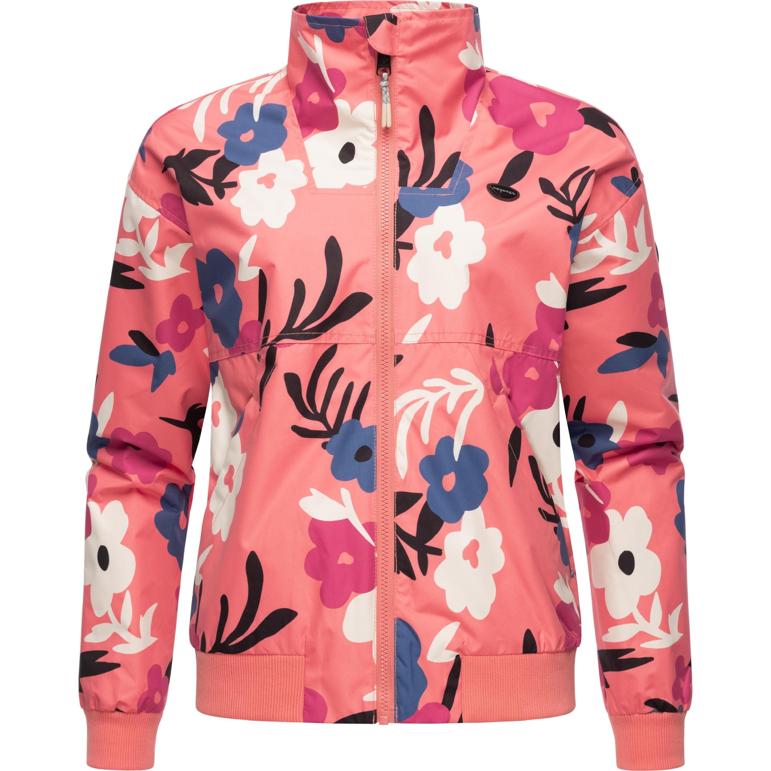 Ragwear, Damen, Jacke, Goona Print (XL), Orange, XL