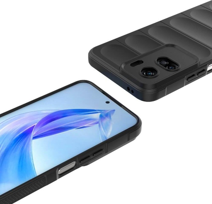Immagine prodotto Cover-Discount Honor 90 Lite - Cover protettiva rugged nera (Honor 90 Lite)