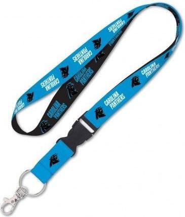 Actual product image NFL Carolina Panthers Lanyard