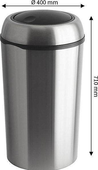 Produktbild kaiserkraft Edelstahl-Abfallsammler (75 l)