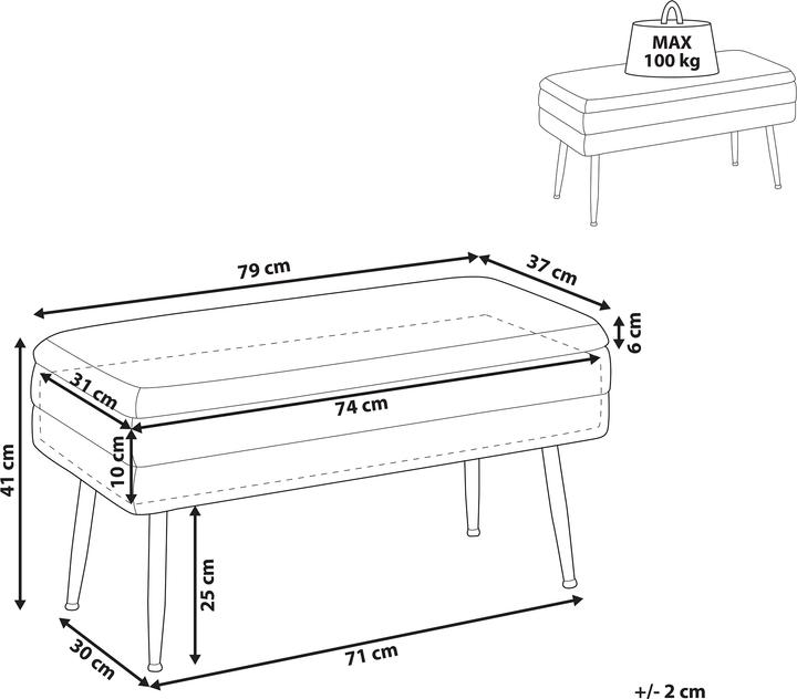Image du produit Beliani Durham (79 cm)