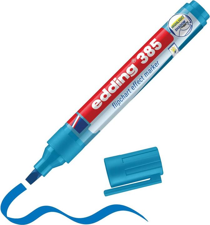 Produktbild Edding 385 - Flipchartmarker (Hellblau, 5 mm, 1 x)