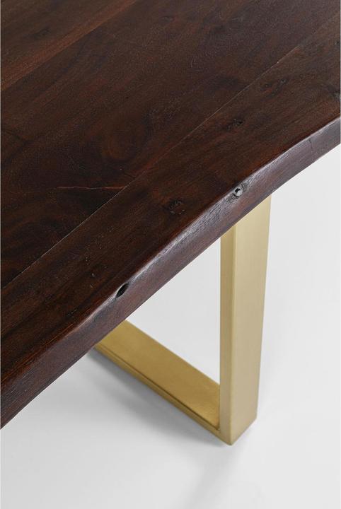 Actual product image Kare Design Table Harmony Walnut Brass 180x90cm (180 x 90 x 76 cm)