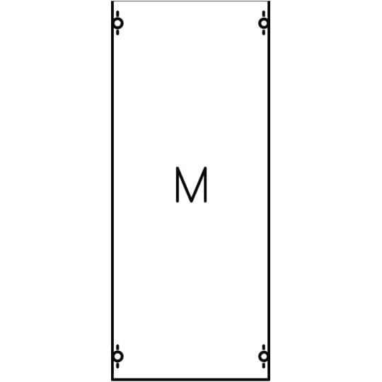 Striebel & John STR 1M0A Verteilerfeld BH0 600x250mm mit Montageplatte (Verteiler), Elektronikzubehör + Gehäuse