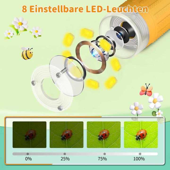 Actual product image PlayDen Digitales Kindermikroskop mit LCD-Bildschirm