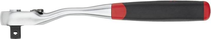 Produktbild Wiha Umschaltknarre mit Druckknopf und Kugelsicherung I Feinverzahnt mit 72 Zähnen I 1/2" (1/2")