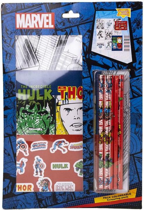 Image du produit Set de papeterie The Avengers Bleu