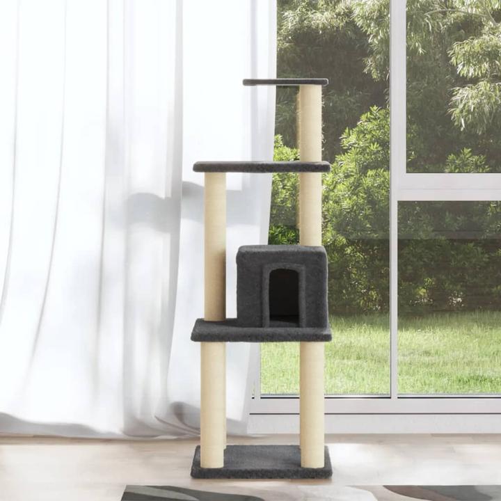 Produktbild vidaXL Katzenbaum (105 cm, Dunkelgrau)