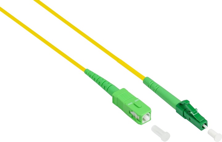 Produktbild Good Connections OS2 LWL Kabel - Simplex - Stecker LC (APC) an SC (APC) - Singlemode 9/125 - Lichtwe (CAT7, 1 m)