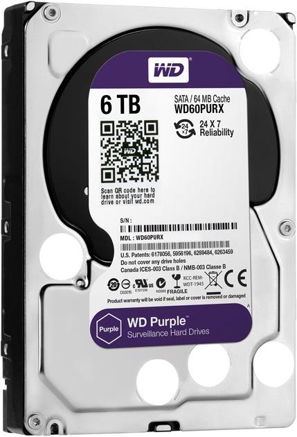 Produktbild WD Purple (6 TB, 3.5", CMR)
