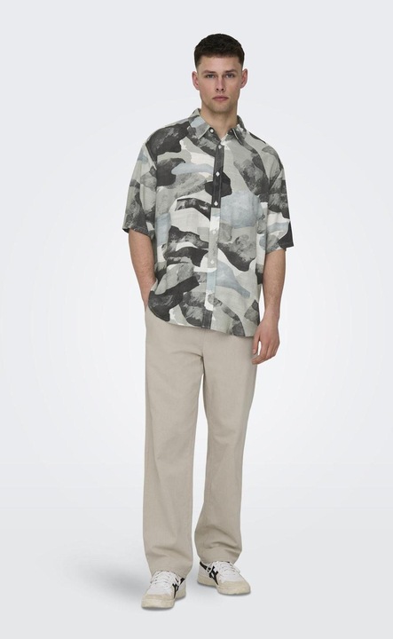 Immagine prodotto Only & Sons Camicia loose fit con colletto camicia camicia camicia camicia (S)
