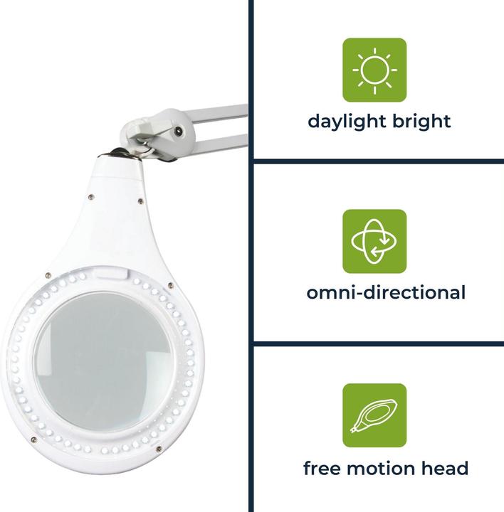 Productafbeelding Velleman LED Loeplamp dioptrie 48 LED's wit (230 lm)