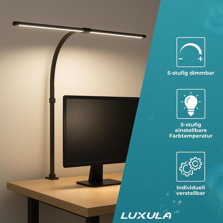 Immagine prodotto Luxula Lampada da tavolo a LED (800 lm)