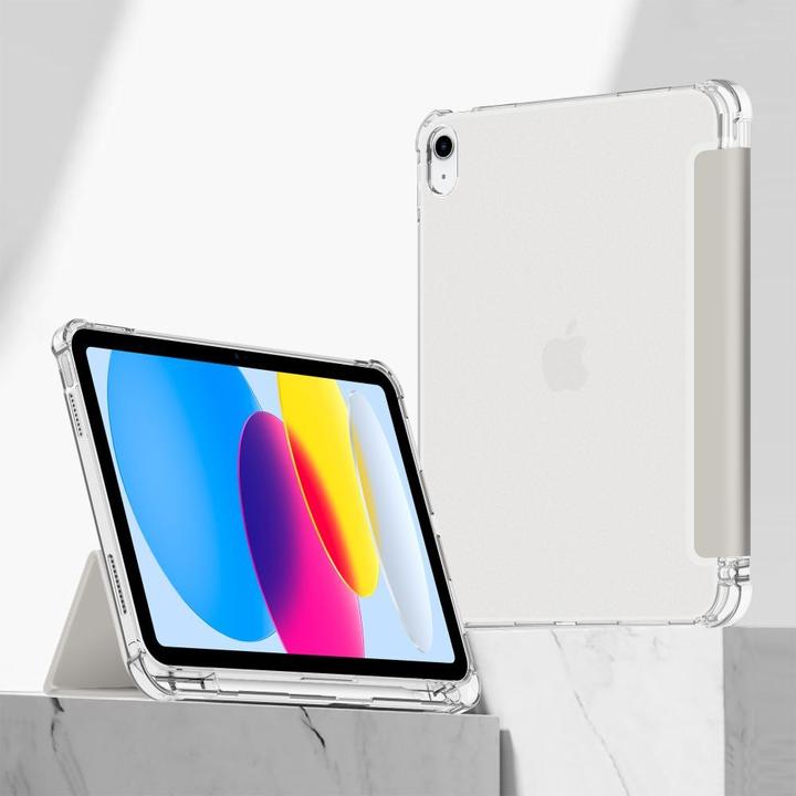 Actual product image Tech-Protect SC Pen Hybrid Case for iPad 10 / 2022 - Gray - Transparent (Apple iPad Air 11 2025)