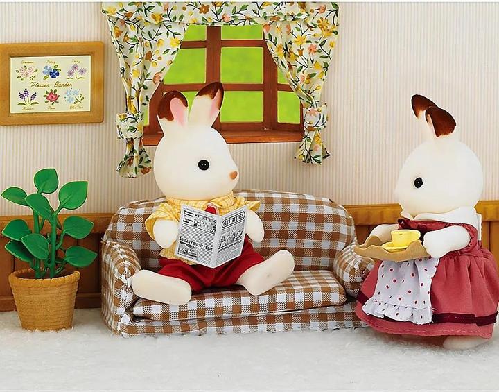 Produktbild Sylvanian Families Chocolate Rabbit Father Settee