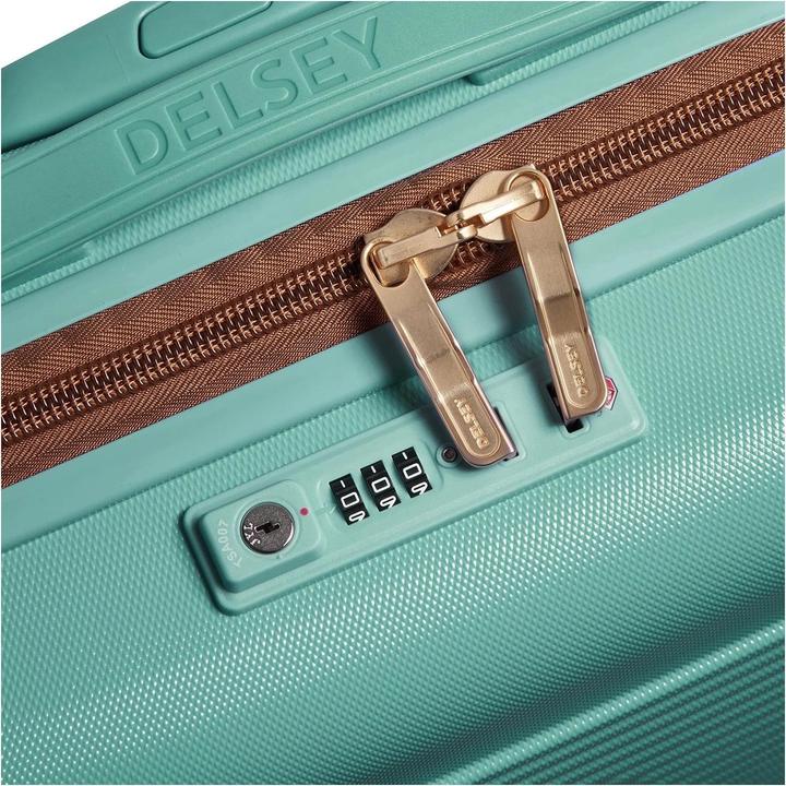 Actual product image Delsey Freestyle 4 Wheel Trolley Large 76 cm Almond Green (104 l)
