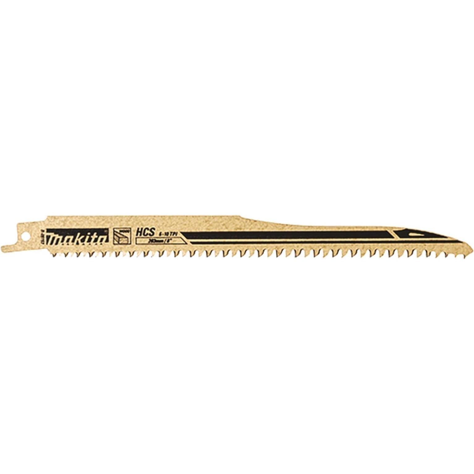 Makita, Sägeblatt, Säbelsägeblatt / 6 10 TPI, 5 Stück für Holz