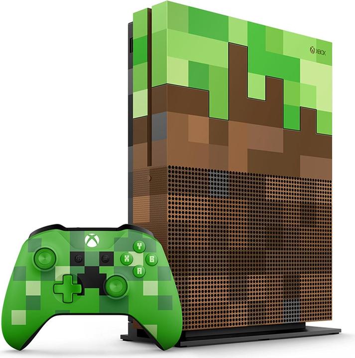 Produktbild Microsoft Xbox One S 1TB - Minecraft Special Edition