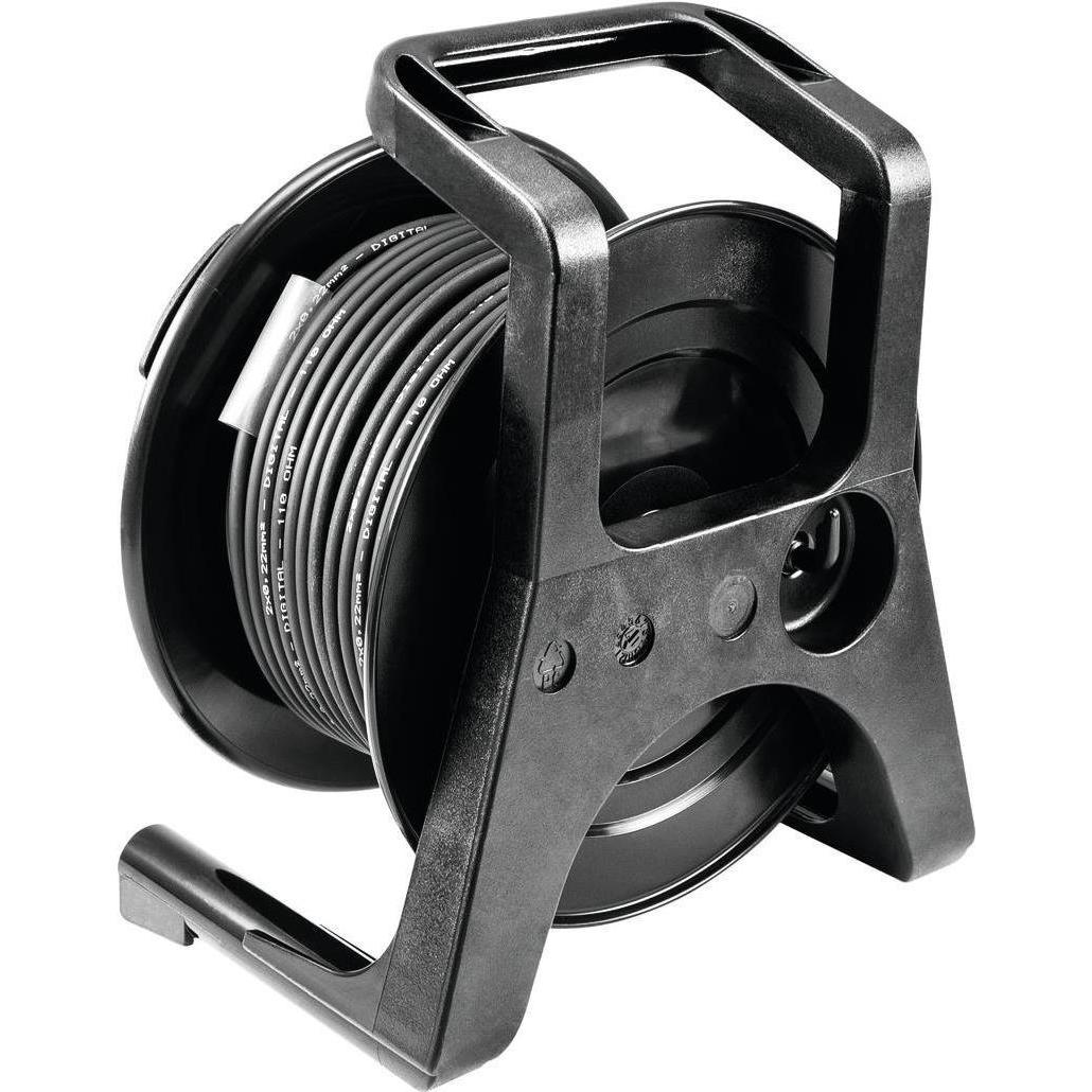 Thumbnail - Psso, Kabelrolle, DMX Kabeltrommel XLR 30m sw Neutrik 2x0,22 (30 m, 0.22 mm²)