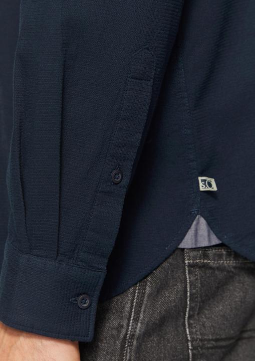 Produktbild S.Oliver Hemd Regular Fit: Baumwollhemd mit Struktur und Brusttasche (XXL)