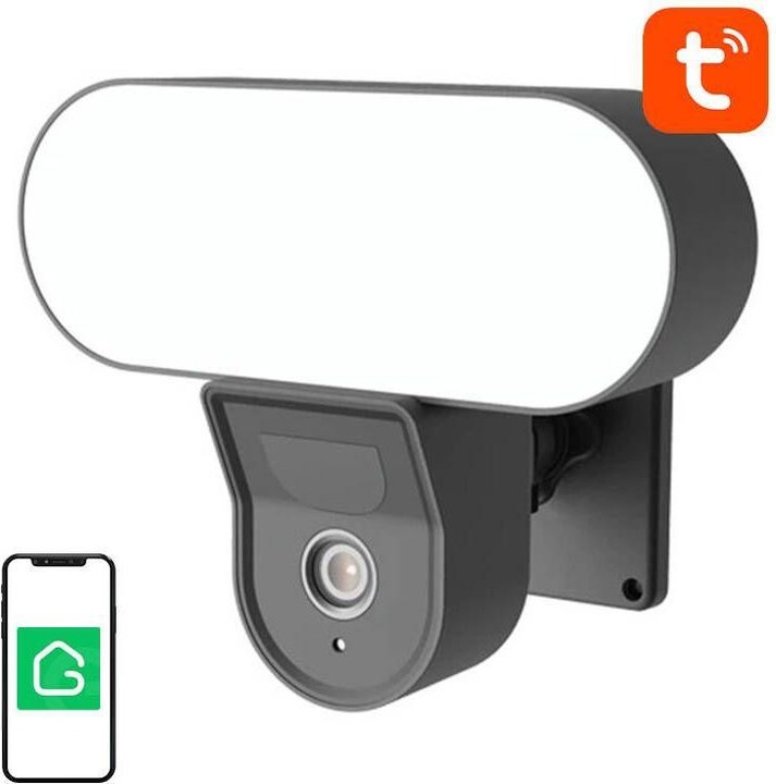 Image du produit Gosund Caméra IP Smart FloodLight IPC3, IP65 (1920 x 1080 Pixels)