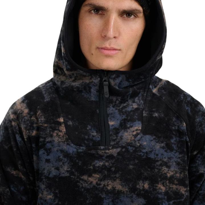 Produktbild 4F Herren-Fleece-Sweatshirt, mehrfarbig, mit Allover-Print (XL)