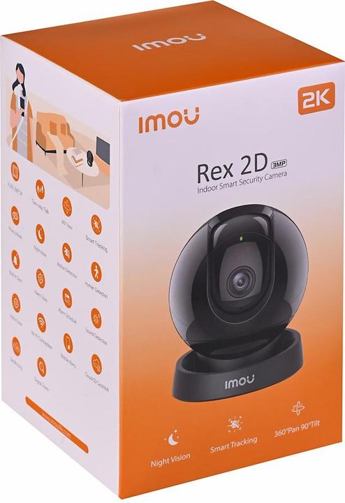 Actual product image Imou WRL CAMERA 3MP REX 2D/IPC-GK2DP-3C0W (2304 x 1296 Pixels)