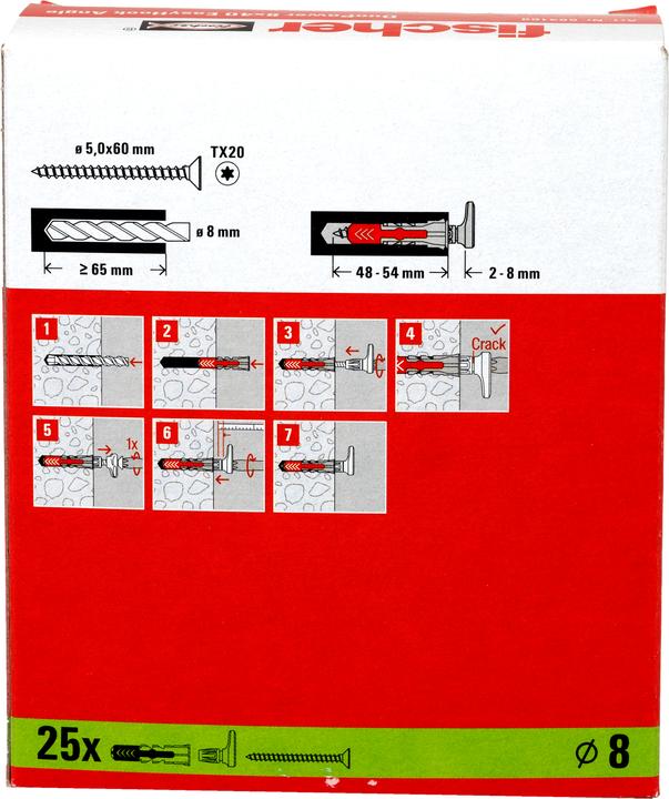 Immagine prodotto Fischer Fisc EasyHook Loop DuoPower 8x40 (25 pz.)