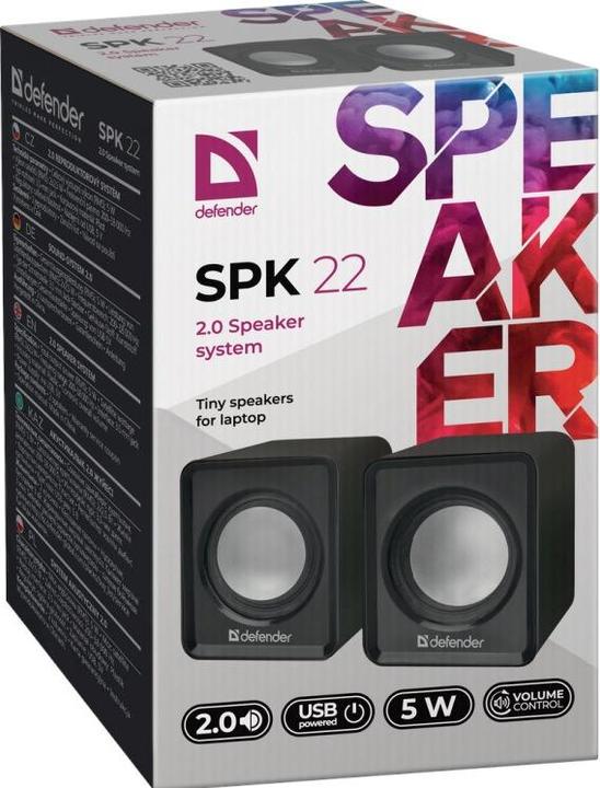 Produktbild Defender Lautsprecher SPK-22 5W 2.0 USB