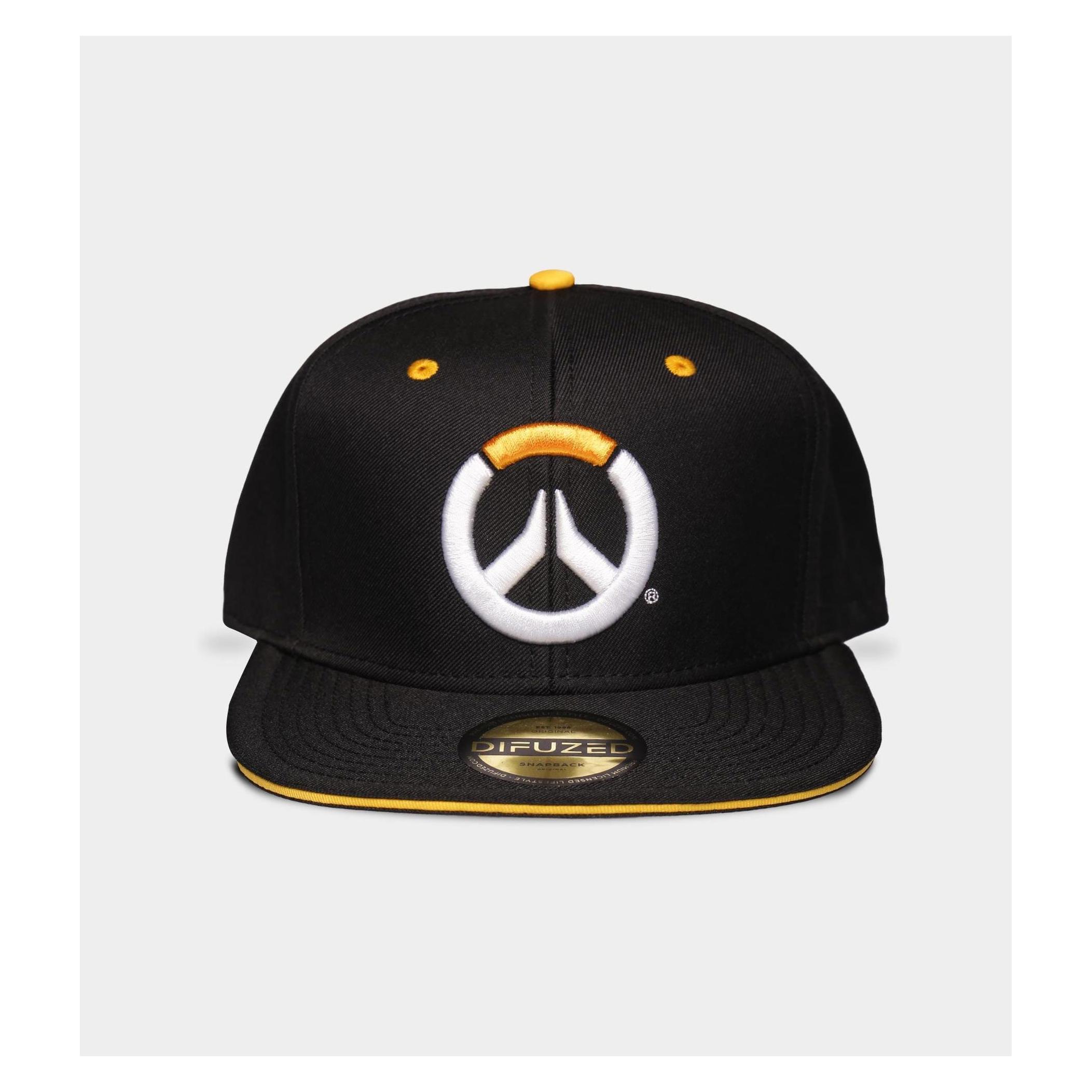 Overwatch, Herren, Cap, Logo Snapback Cap, Schwarz, (One Size)