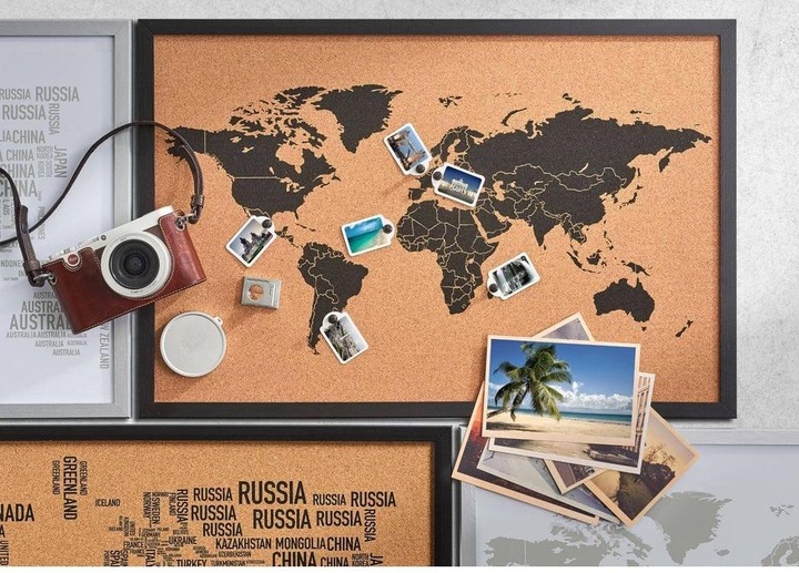 Actual product image Zeller Present World (Bulletin board, World map, 60 x 40 cm)