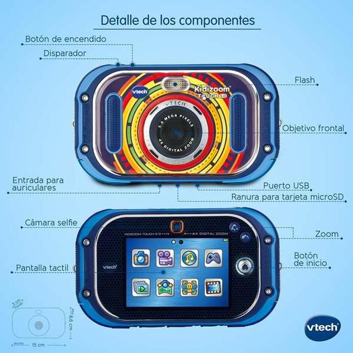 Produktbild VTech Childrenâ€™s Digital Camera Kidizoom Touch 3,5 5 Mpx