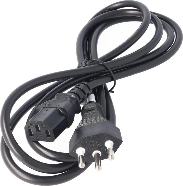 Produktbild AccuCell Netzkabel mit Schweiz-Stecker (2 m)