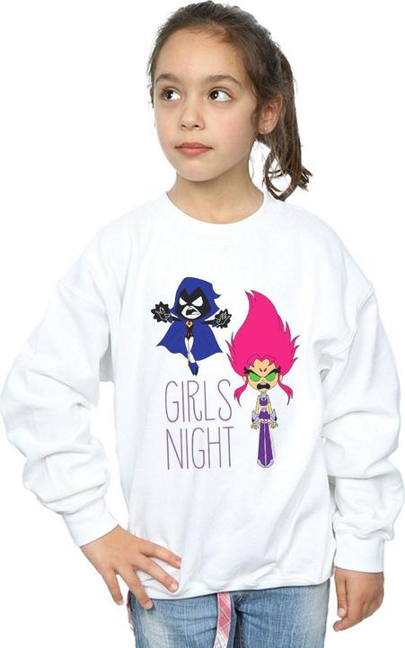Image du produit - Sweat TEEN TITANS GO GIRLS NIGHT - Fille (140, 146)