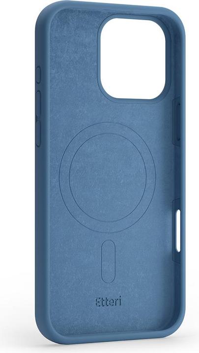 Actual product image Etteri Silicone Mag case for iPhone 16 Pro 6,3" dark blue (Apple iPhone 16 Pro)