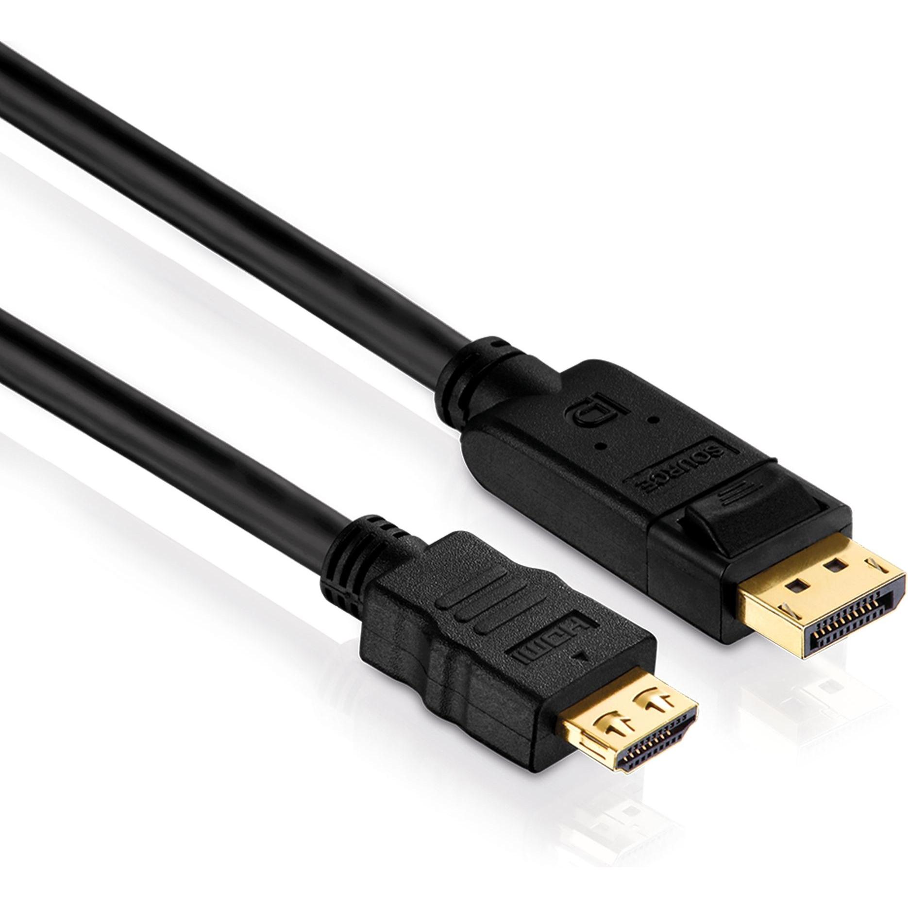 Thumbnail - Purelink DisplayPort — HDMI (Typ A) (15 m, DisplayPort, HDMI), Video Kabel