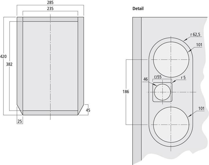 Produktbild Monacor KODEX 3-Wege Lautsprecher Bausatz (Set)