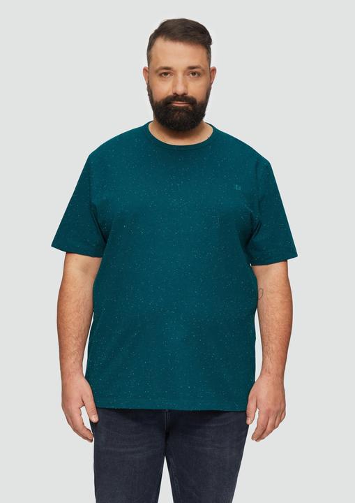 Actual product image S.Oliver T-Shirt Kurzärmeliges Crew-Neck-Shirt mit Logo (XXL)