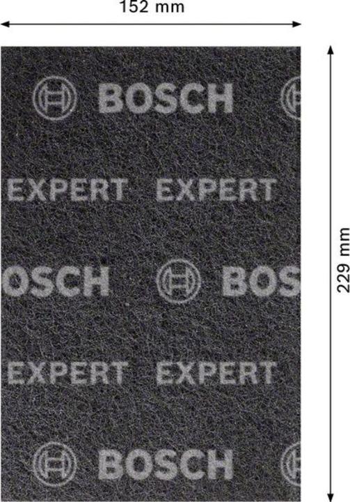 Productafbeelding Bosch Professional Zubehör Expert N880 Vliesschuurpad voor handmatig schuren, 152 x 229 mm, Medium S (Medium SiC)
