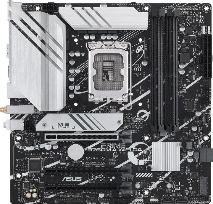 ASUS PRIME B760M-A WIFI D4 (LGA 1700, Intel B760, mATX)