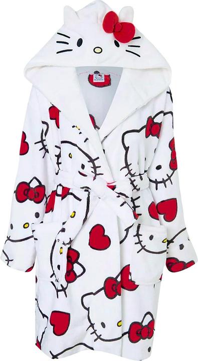Hello Kitty Womens/Ladies 3D Ears Fleece Robe