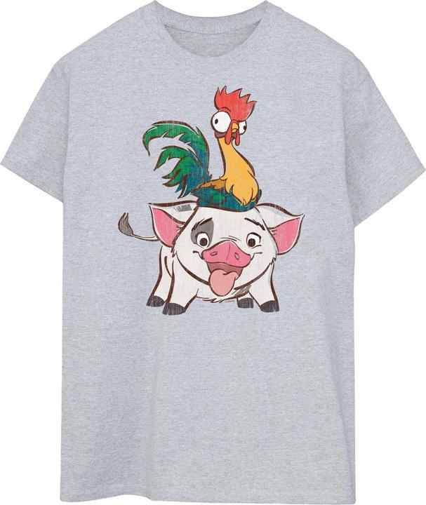 Immagine prodotto Disney Moana Hei Hei And Pua Maglietta Ampia Donna (XXL)