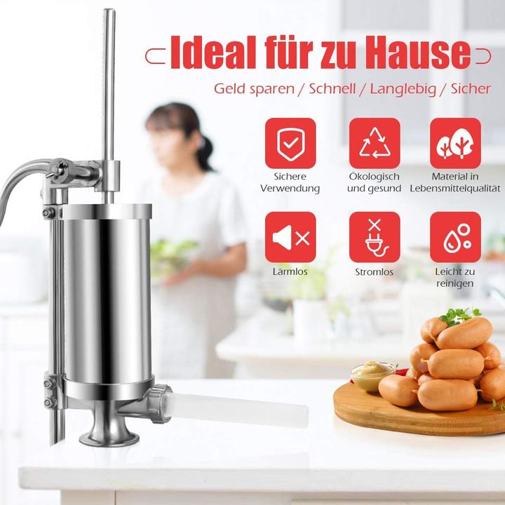 Actual product image Dreamade Sausage stuffer 6L