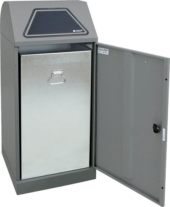 Image du produit kaiserkraft Collecteur de déchets, clapet d'insertion manuel (120 l)