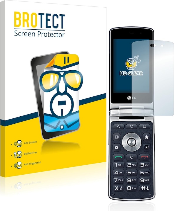 Produktbild BROTECT Schutzfolie Displayschutz Displayschutzfolie Folie Klar Transparent (2 Stück, LG Wine Smart H410)
