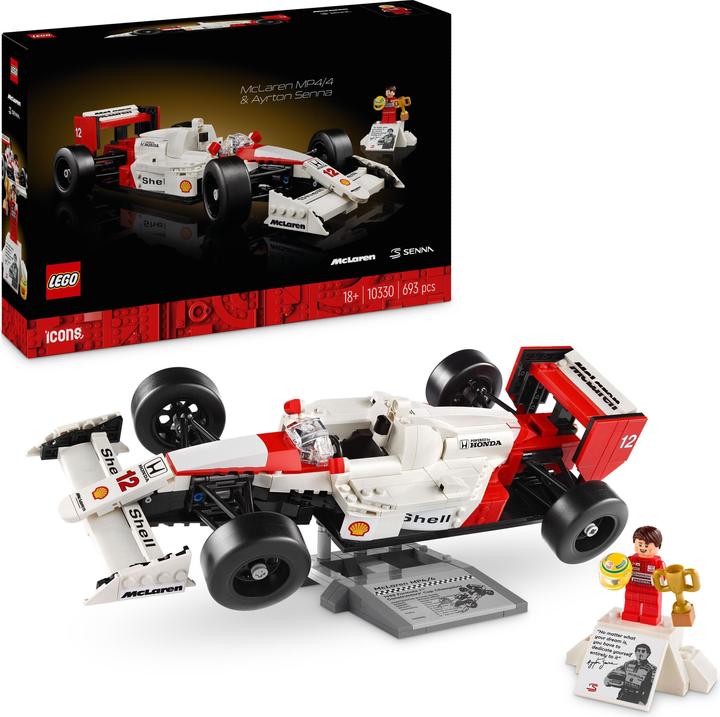 Actual product image LEGO McLaren MP4/4 & Ayrton Senna (10330, LEGO Icons)