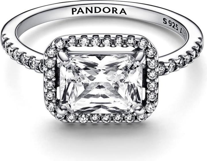 Produktbild Pandora Rectangular Sparkling Halo Ring (60, 925 Silber)