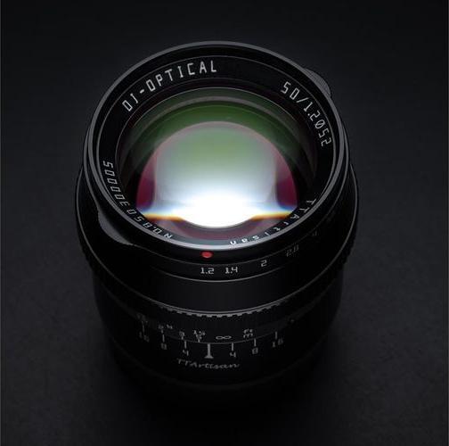Productafbeelding TTArtisan 50mm f1.2 voor Fuji FX-vatting (APS-C) (Fujifilm X, APS-C / DX)