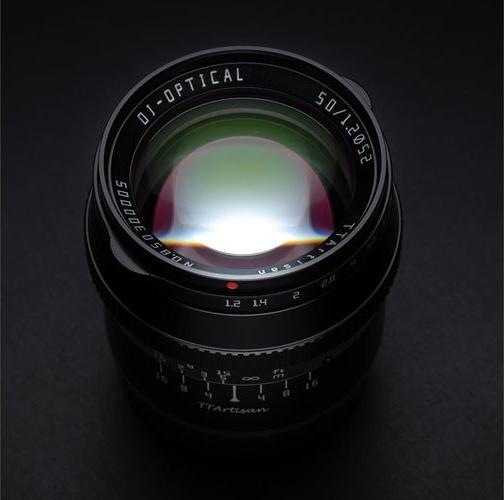 Actual product image TTArtisan 50mm f1.2 for Fuji FX mount (APS-C) (Fujifilm X, APS-C / DX)