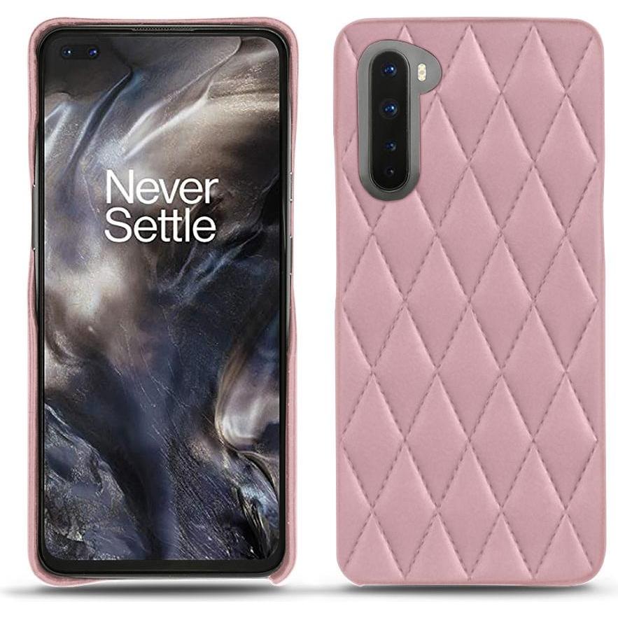 Thumbnail - Noreve Lederschutzhülle (OnePlus Nord), Smartphone Hülle, Rosa
